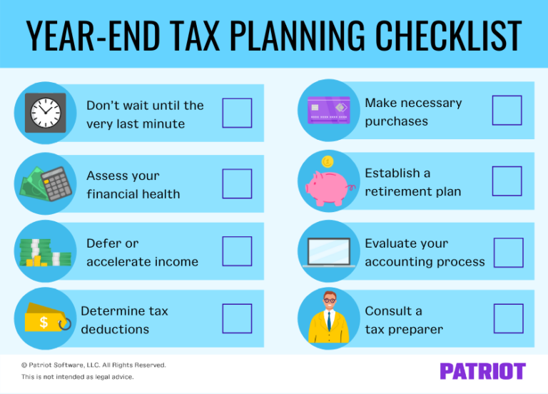 Yearend Tax Planning for Small Business Owners
