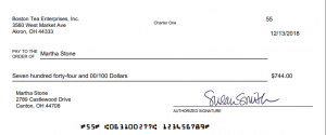 Adding an E-Signature to a Check in Patriot Software | Steps