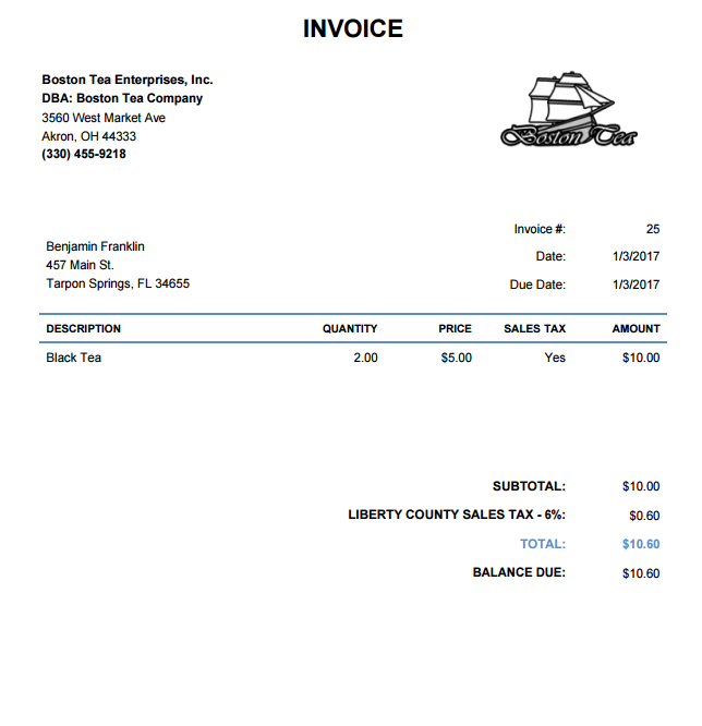 define invoice cost