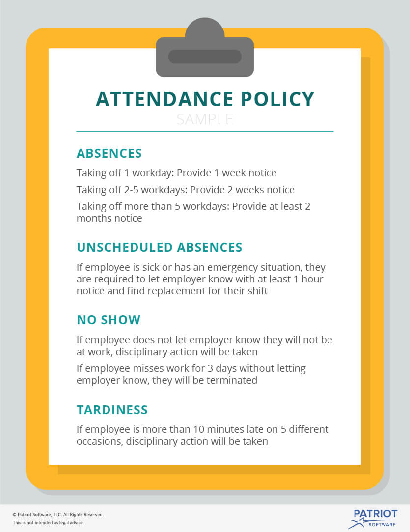 What To Include In Your Small Business Attendance Policy