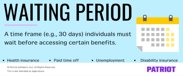 Waiting Period Health Insurance PTO Disability And More