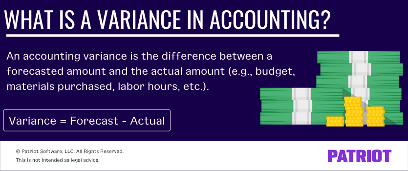 Variance In Accounting Meaning Formula And Analysis