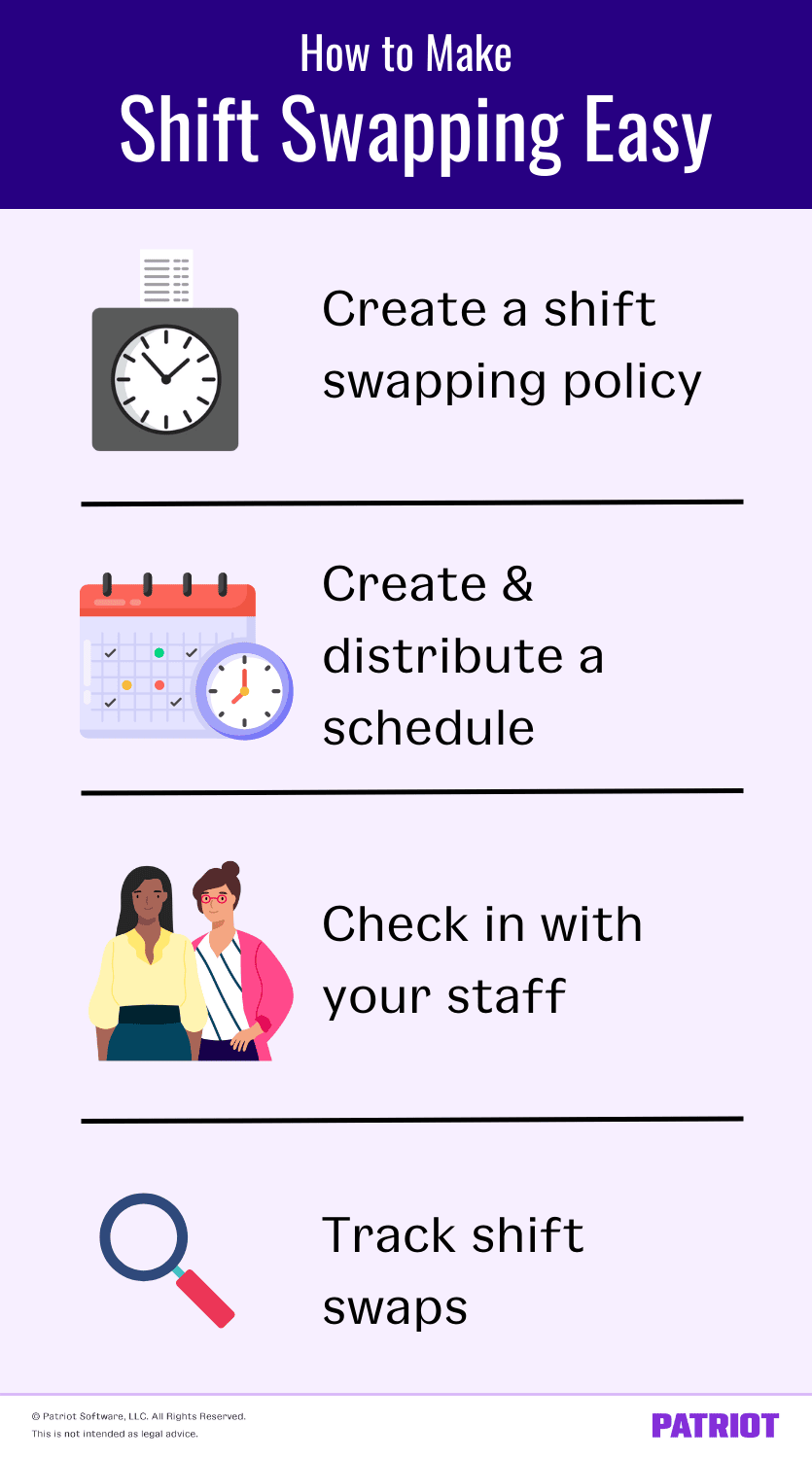 Best Shift Swap Practices for Employers Schedule Swap Policy