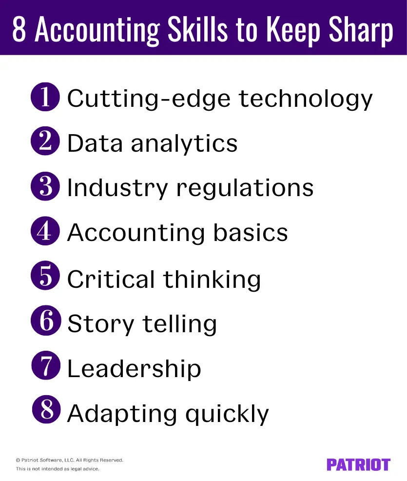 8 accounting skills to keep sharp.