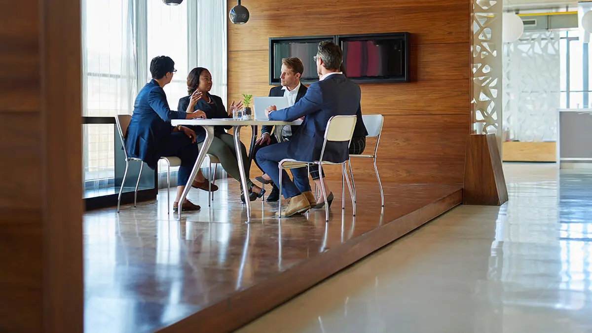 Group of people in a business meeting