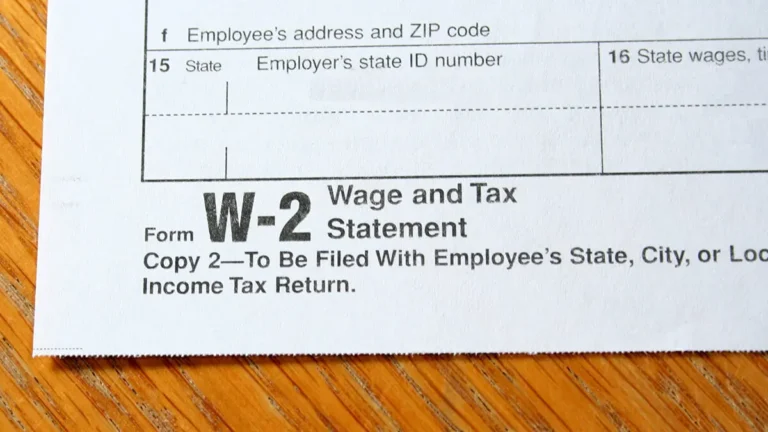 Form W-2, Wage and Tax Statement