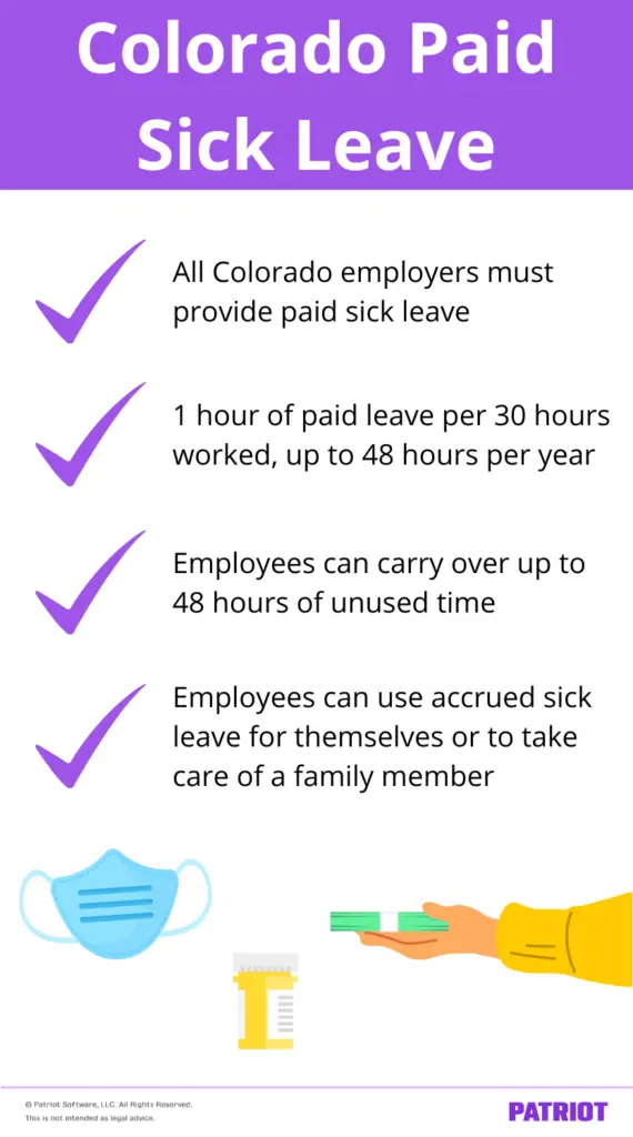 colorado paid sick leave law