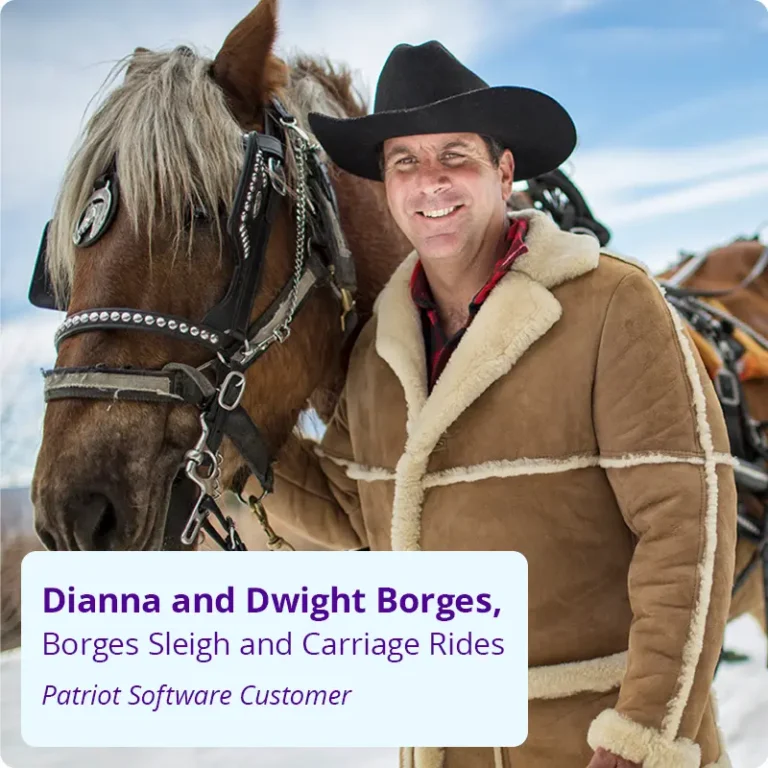 Patriot Software Customer: Dianna and Dwight Borges, Borges Sleigh and Carriage Rides