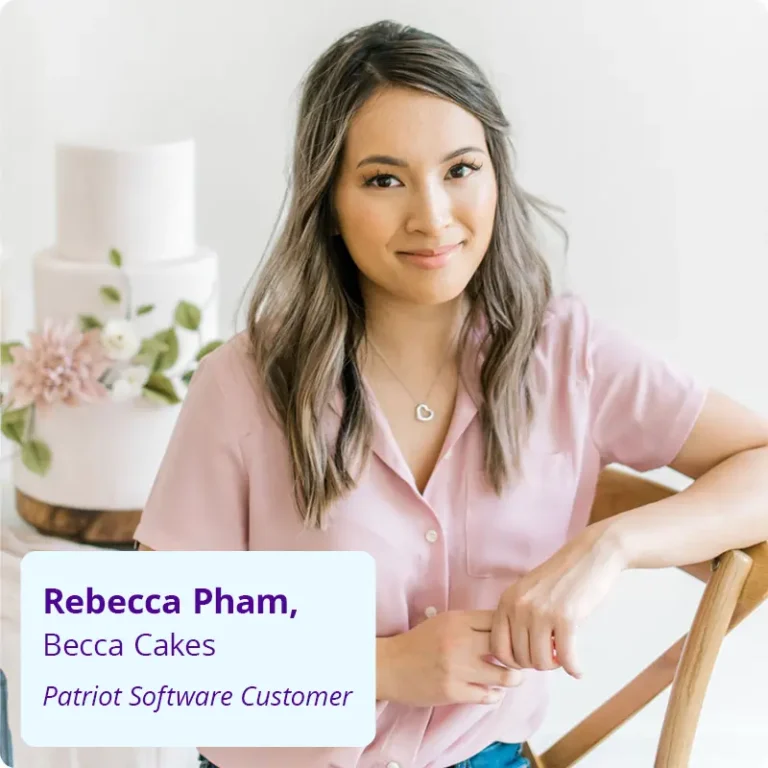 Patriot Software Customer: Rebecca Pham, Becca Cakes