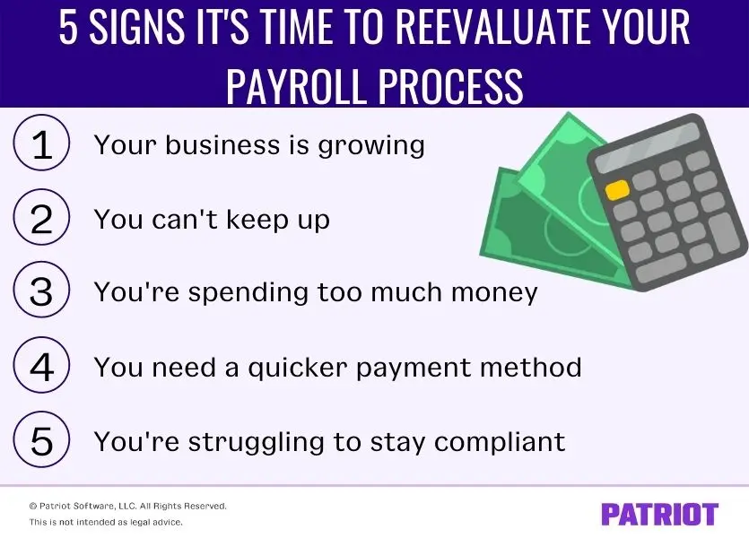 5 signs it's time to reevaluate your payroll process